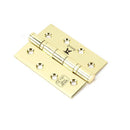 From The Anvil - 4" Ball Bearing Butt Hinge (pair) ss - Polished Brass - 49573 - Choice Handles