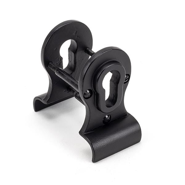 From The Anvil - 50mm Euro Door Pull (Back to Back fixing) - Matt Black - 49597 - Choice Handles