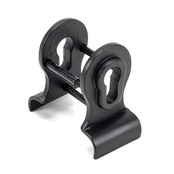From The Anvil - 50mm Euro Door Pull (Back to Back fixing) - Matt Black - 49597 - Choice Handles