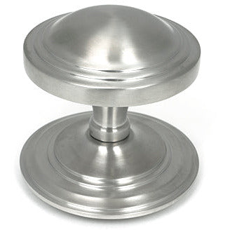 From The Anvil - Art Deco Centre Door Knob - Satin Marine SS (316) - 49806 - Choice Handles