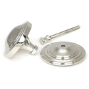 From The Anvil - Art Deco Centre Door Knob - Polished Marine SS (316) - 49807 - Choice Handles
