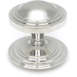 From The Anvil - Art Deco Centre Door Knob - Polished Marine SS (316) - 49807 - Choice Handles