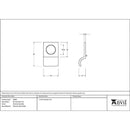 From The Anvil - Rim Cylinder Pull - Polished Marine SS (316) - 49809 - Choice Handles