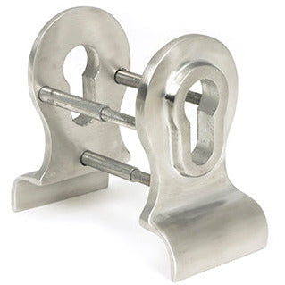 From The Anvil - 50mm Euro Door Pull (Back to Back fixings) - Satin Marine SS (316) - 49812 - Choice Handles