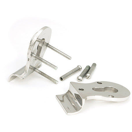 From The Anvil - 50mm Euro Door Pull (Back to Back fixings) - Polished Marine SS (316) - 49813 - Choice Handles