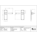 From The Anvil - Avon Lever Latch Set - Polished Marine SS (316) - 49827 - Choice Handles