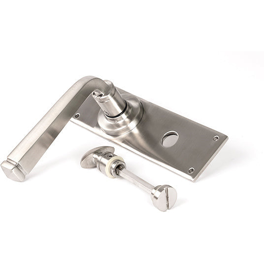 From The Anvil - Avon Lever Bathroom Set - Satin Marine SS (316) - 49828 - Choice Handles