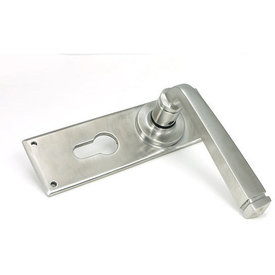 From The Anvil - Avon Lever Euro Lock Set - Satin Marine SS (316) - 49830 - Choice Handles