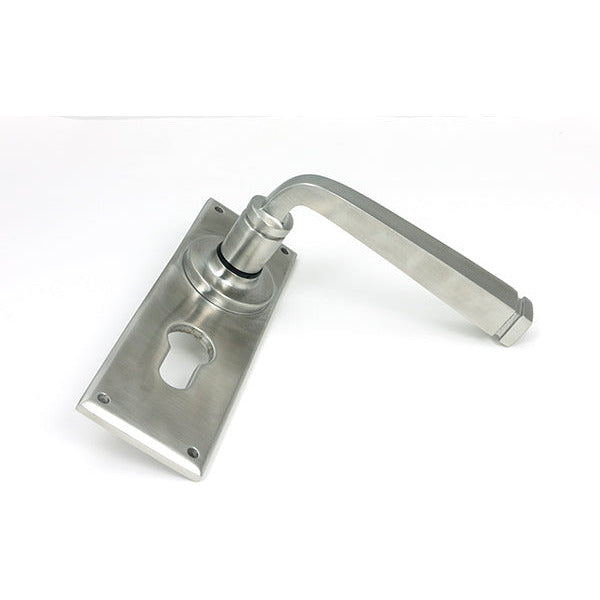 From The Anvil - Avon Lever Euro Lock Set - Satin Marine SS (316) - 49830 - Choice Handles