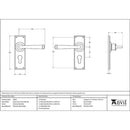 From The Anvil - Avon Lever Euro Lock Set - Polished Marine SS (316) - 49831 - Choice Handles