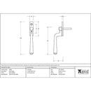 From The Anvil - Avon Espag - Satin Marine SS (316) - 49832 - Choice Handles