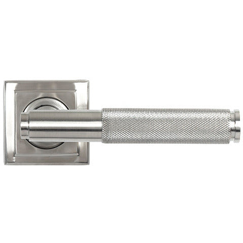From The Anvil - Brompton Lever on Rose Set (Square) - Satin Marine SS (316) - 49843 - Choice Handles