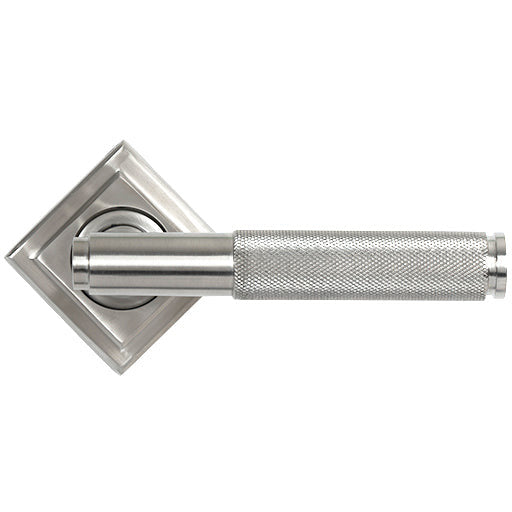 From The Anvil - Brompton Lever on Rose Set (Square) - Satin Marine SS (316) - 49843 - Choice Handles