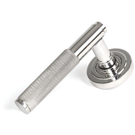 From The Anvil - Brompton Lever on Rose Set (Art Deco) - Polished Marine SS (316) - 49845 - Choice Handles