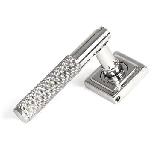 From The Anvil - Brompton Lever on Rose Set (Square) - Polished Marine SS (316) - 49847 - Choice Handles