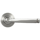 From The Anvil - Avon Round Lever on Rose Set (Beehive) - Satin Marine SS (316) - 49850 - Choice Handles