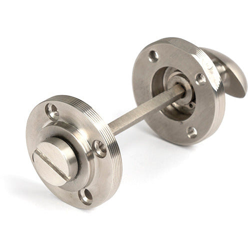 From The Anvil - Round Thumbturn Set (Art Deco) - Satin Marine SS (316) - 49857 - Choice Handles