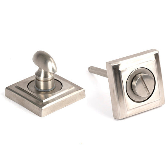 From The Anvil - Round Thumbturn Set (Square) - Satin Marine SS (316) - 49859 - Choice Handles