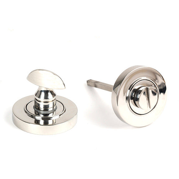 From The Anvil - Round Thumbturn Set (Plain) - Polished Marine SS (316) - 49860 - Choice Handles