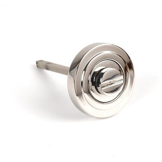 From The Anvil - Round Thumbturn Set (Art Deco) - Polished Marine SS (316) - 49861 - Choice Handles