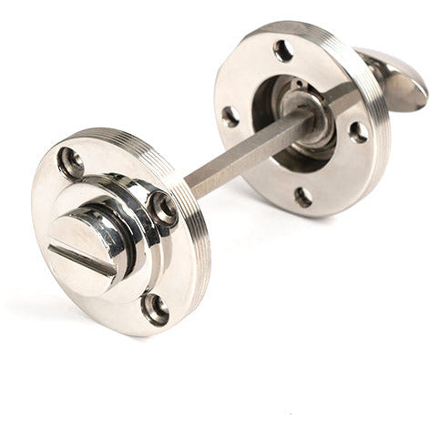 From The Anvil - Round Thumbturn Set (Art Deco) - Polished Marine SS (316) - 49861 - Choice Handles