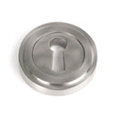 From The Anvil - Round Escutcheon (Art Deco) - Satin Marine SS (316) - 49865 - Choice Handles