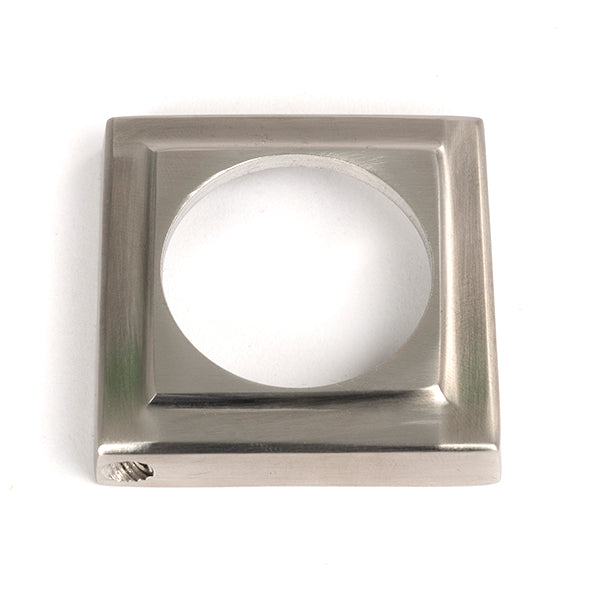 From The Anvil - Round Escutcheon (Square) - Satin Marine SS (316) - 49867 - Choice Handles