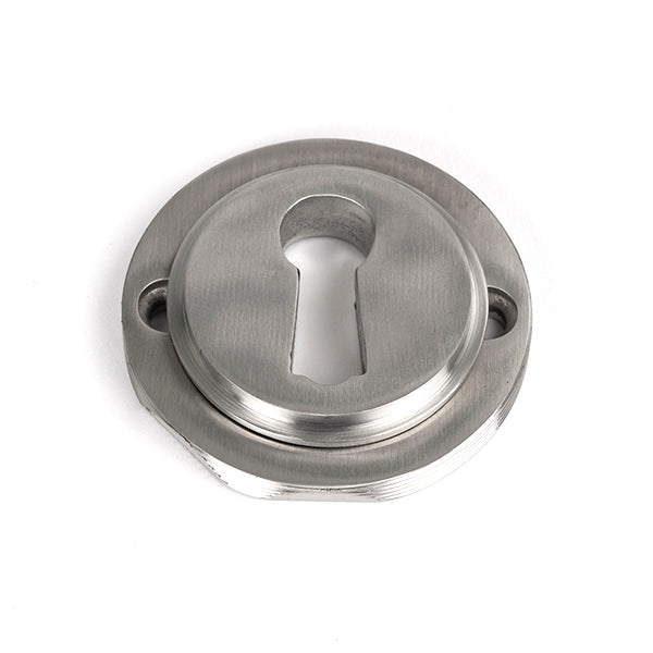 From The Anvil - Round Escutcheon (Square) - Satin Marine SS (316) - 49867 - Choice Handles
