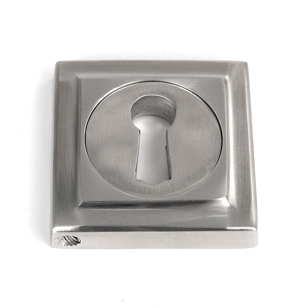 From The Anvil - Round Escutcheon (Square) - Satin Marine SS (316) - 49867 - Choice Handles