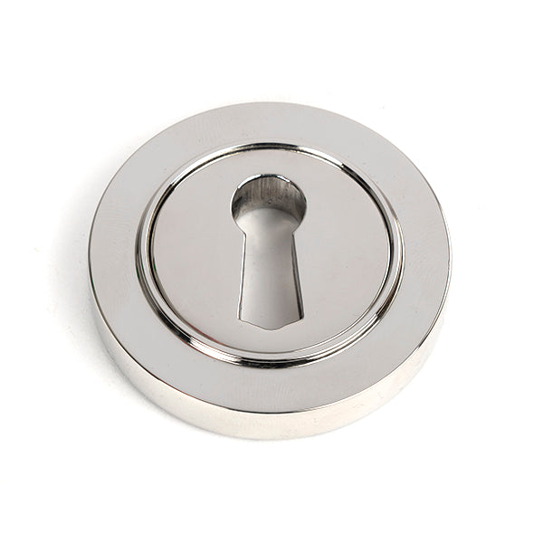 From The Anvil - Round Escutcheon (Plain) - Polished Marine SS (316) - 49868 - Choice Handles