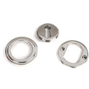 From The Anvil - Round Escutcheon (Art Deco) - Polished Marine SS (316) - 49869 - Choice Handles