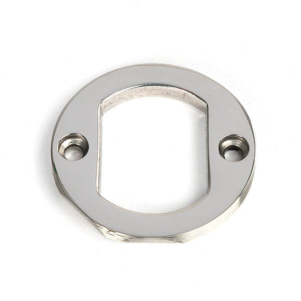 From The Anvil - Round Escutcheon (Art Deco) - Polished Marine SS (316) - 49869 - Choice Handles