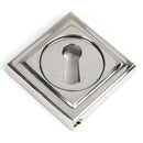 From The Anvil - Round Escutcheon (Square) - Polished Marine SS (316) - 49871 - Choice Handles