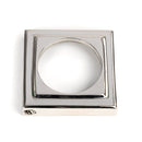From The Anvil - Round Escutcheon (Square) - Polished Marine SS (316) - 49871 - Choice Handles