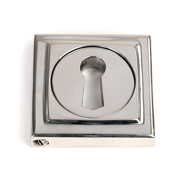 From The Anvil - Round Escutcheon (Square) - Polished Marine SS (316) - 49871 - Choice Handles