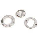 From The Anvil - Round Euro Escutcheon (Art Deco) - Polished Marine SS (316) - 49877 - Choice Handles