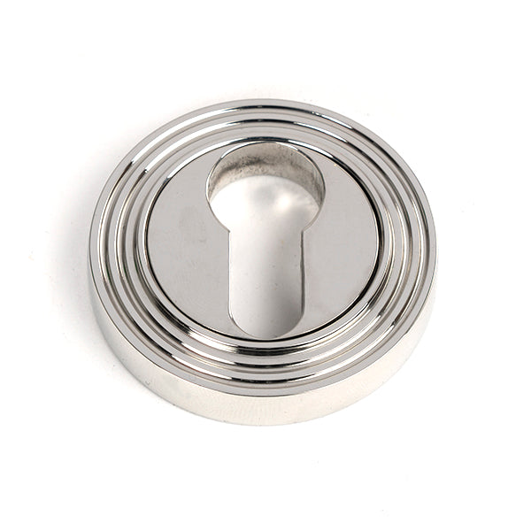 From The Anvil - Round Euro Escutcheon (Beehive) - Polished Marine SS (316) - 49878 - Choice Handles