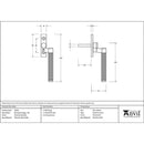 From The Anvil - Brompton Espag - RH - Polished Marine SS (316) - 49934 - Choice Handles