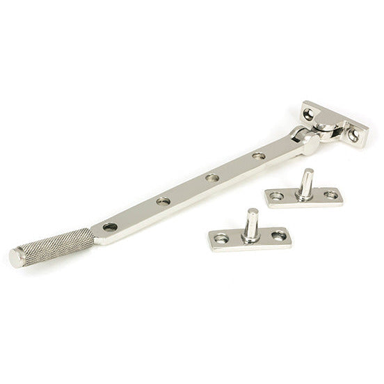 From The Anvil - 10" Brompton Stay - Polished Marine SS (316) - 49938 - Choice Handles