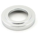 From The Anvil - Avon Round Lever on Rose Set (Art Deco) - Unsprung - Polished Chrome - 49950 - Choice Handles