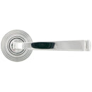 From The Anvil - Avon Round Lever on Rose Set (Beehive) - Unsprung - Polished Chrome - 49951 - Choice Handles