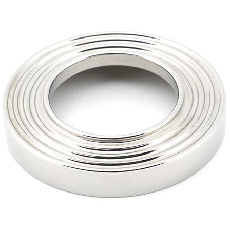 From The Anvil - Avon Round Lever on Rose Set (Beehive) - Unsprung - Polished Chrome - 49951 - Choice Handles