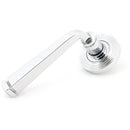 From The Anvil - Avon Round Lever on Rose Set (Beehive) - Unsprung - Polished Chrome - 49951 - Choice Handles