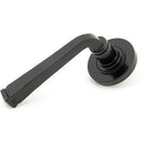 From The Anvil - Avon Round Lever on Rose Set (Plain) - Unsprung - Black - 49957 - Choice Handles