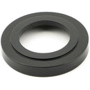 From The Anvil - Avon Round Lever on Rose Set (Art Deco) - Unsprung - Black - 49958 - Choice Handles