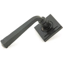 From The Anvil - Avon Round Lever on Rose Set (Square) - Unsprung - External Beeswax - 49964 - Choice Handles