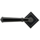 From The Anvil - Lever on Rose Set (Square) - Unsprung - Black - 49972 - Choice Handles