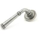 From The Anvil - Lever on Rose Set (Art Deco) - Unsprung - Pewter Patina - 49978 - Choice Handles