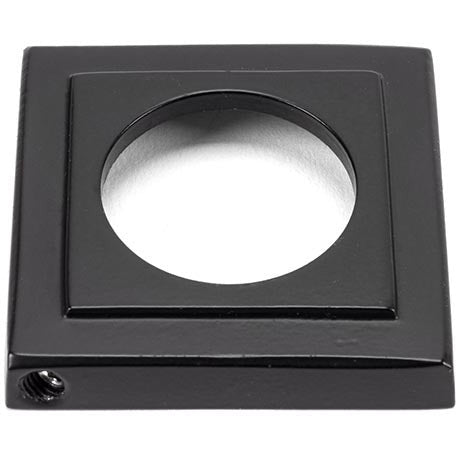 From The Anvil - Hammered Newbury Lever on Rose Set (Square) - Unsprung - Matt Black - 49988 - Choice Handles