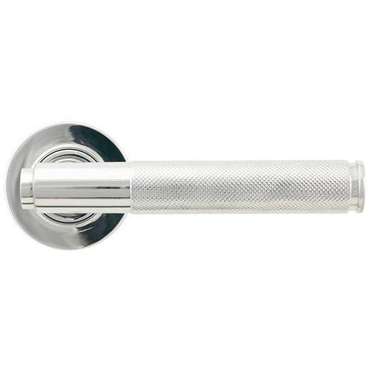From The Anvil - Brompton Lever on Rose Set (Plain) - Unsprung - Polished Chrome - 49997 - Choice Handles